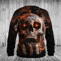 Denver Broncos 3D Hoodie Unique Skull