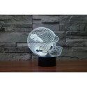 Denver Broncos 3D LED Light Lamp