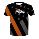 Denver Broncos 3D T-Shirt Unique Flag