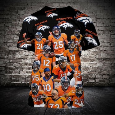 Denver Broncos 3D T-shirt Classic