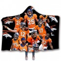 Denver Broncos Classic 3D Hooded Blanket