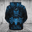 Detroit Lions 3D Hoodie Horror Movie Venom