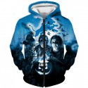 Detroit Lions 3D Hoodie Horror Sweatshirt