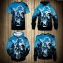 Detroit Lions 3D Hoodie Horror Sweatshirt