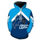Detroit Lions 3D Hoodie Unique Blue