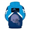 Detroit Lions 3D Hoodie Unique Blue