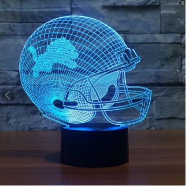 Detroit Lions 3D LED Light Lamp