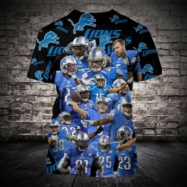 Detroit Lions 3D T-shirt