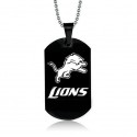 Detroit Lions Titanium Steel Dog Tag