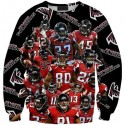 Falcons Hoodie Unique Red Black