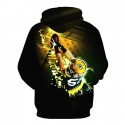 Green Bay Packers 3D Hoodie Awesome Black