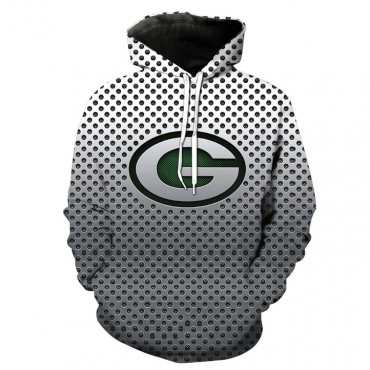 Green Bay Packers 3D Hoodie Dot