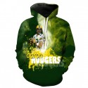 Green Bay Packers 3D Hoodie Green