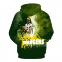 Green Bay Packers 3D Hoodie Green