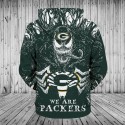 Green Bay Packers 3D Hoodie Horror Movie Venom