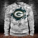 Green Bay Packers 3D Hoodie Ice