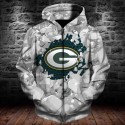 Green Bay Packers 3D Hoodie Ice