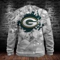 Green Bay Packers 3D Hoodie Ice