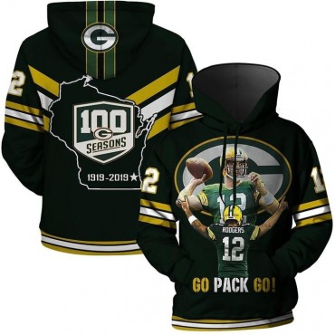 Green Bay Packers 3D Hoodie NEW