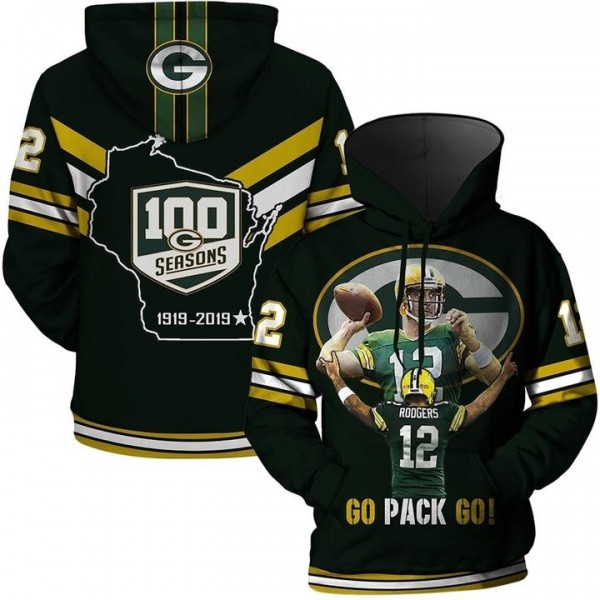 Green Bay Packers 3D Hoodie NEW