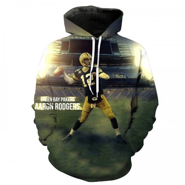 Green Bay Packers 3D Hoodie Stadium