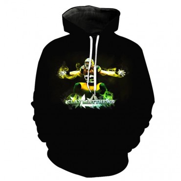 Green Bay Packers 3D Hoodie Unique Black