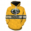 Green Bay Packers 3D Hoodie Unique Yellow