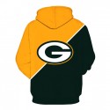 Green Bay Packers 3D Hoodie Yellow Blue