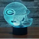 Green Bay Packers 3D LED Light Lamp