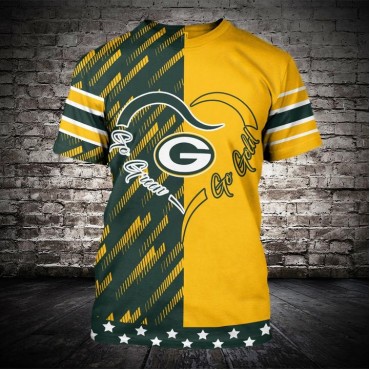 Green Bay Packers 3D T-shirt Love