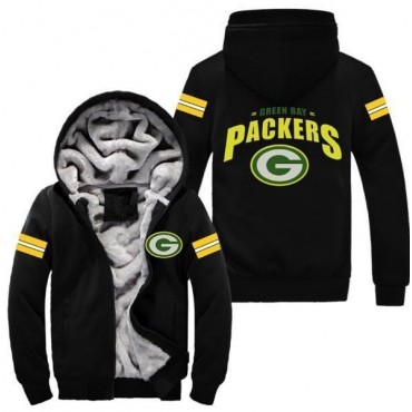 Green Bay Packers Winter Hoodie Black