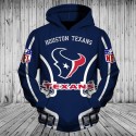 Houston Texans 3D Hoodie Blue