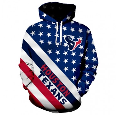 Houston Texans 3D Hoodie Flag