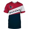 Houston Texans 3D Hoodie Gray and Red