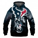 Houston Texans 3D Hoodie Halloween Sweatshirt