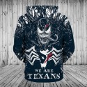 Houston Texans 3D Hoodie Horror Movie Venom