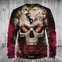 Houston Texans 3D Hoodie Hot Skull