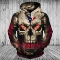 Houston Texans 3D Hoodie Hot Skull