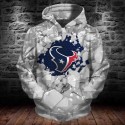 Houston Texans 3D Hoodie Ice