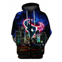 Houston Texans 3D Hoodie Night