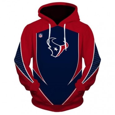 Houston Texans 3D Hoodie Pullover