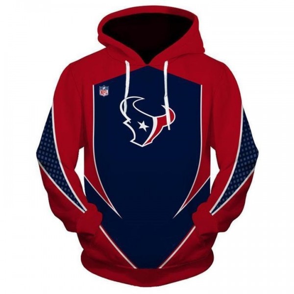 Houston Texans 3D Hoodie Pullover
