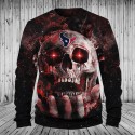 Houston Texans 3D Hoodie Skull