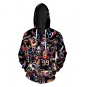 Houston Texans 3D Hoodie Unique Team