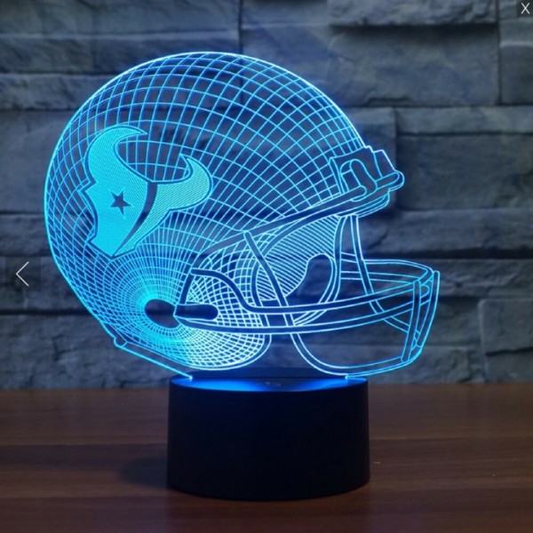 Houston Texans 3D LED Light Lamp