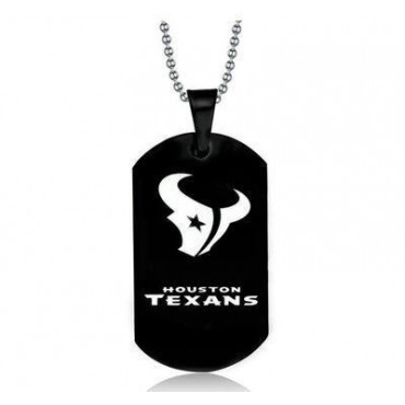 Houston Texans Titanium Steel Dog Tag