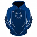 Indianapolis Colts 3D Hoodie Blue