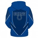 Indianapolis Colts 3D Hoodie Blue