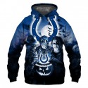 Indianapolis Colts 3D Hoodie Horror Sweatshirt
