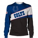 Indianapolis Colts 3D Hoodie Purple Sweatshirt